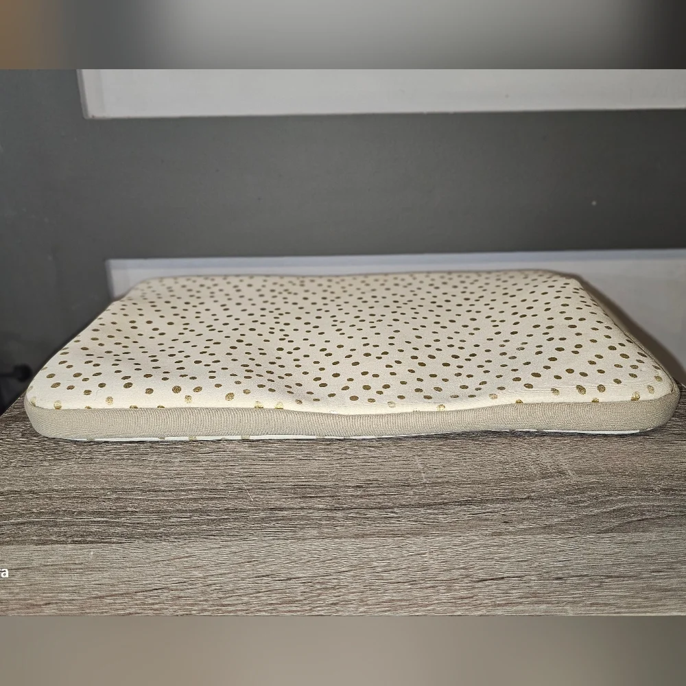 Dabney Lee Gold Speckled Cream Tablet Sleeve